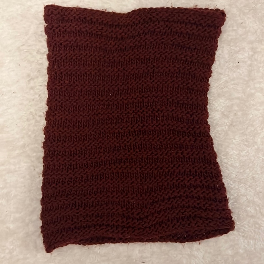 Burgundy Winter Neck Scarf